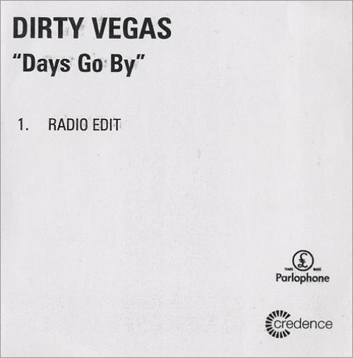 Dirty Vegas Days Go By CD-R acetate UK DTGCRDA436882