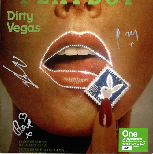 Dirty Vegas One - Autographed vinyl LP album (LP record) UK DTGLPON461064