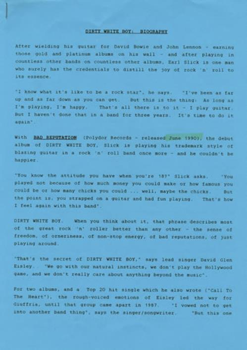 Dirty White Boy Lazy Crazy 12" vinyl single (12 inch record / Maxi-single) UK DA612LA412447