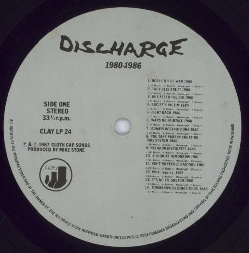 Discharge 1980-1986 vinyl LP album (LP record) UK DCGLP831907