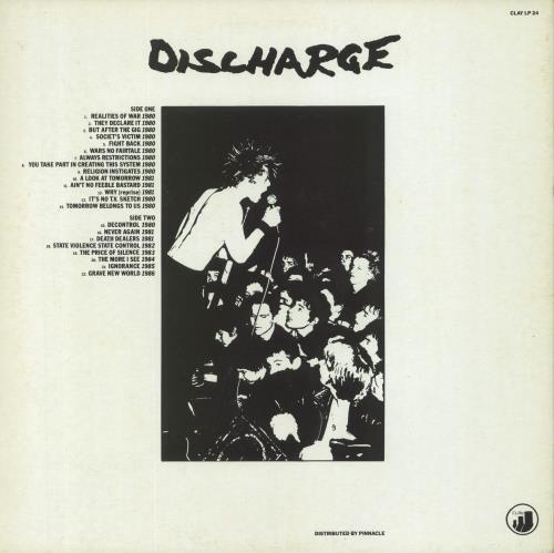 Discharge 1980-1986 vinyl LP album (LP record) UK DCGLP831907