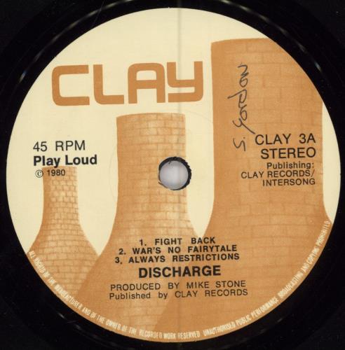 Discharge Fight Back - WOL 7" vinyl single (7 inch record / 45) UK DCG07FI780089