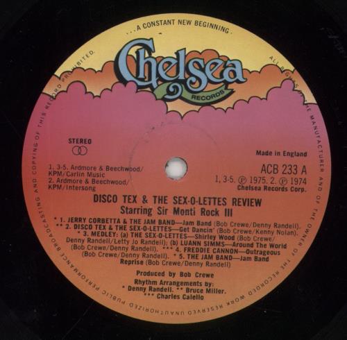 Disco Tex And The Sex-O-Lettes Disco Tex & The Sex-O-Lettes Review vinyl LP album (LP record) UK DSXLPDI850254