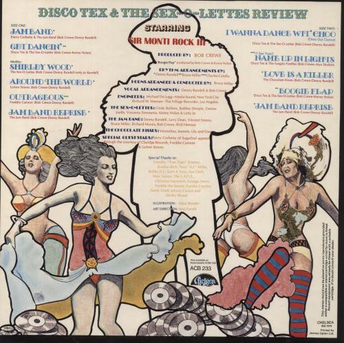 Disco Tex And The Sex-O-Lettes Disco Tex & The Sex-O-Lettes Review vinyl LP album (LP record) UK DSXLPDI850254