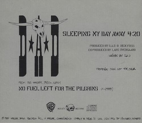 Disneyland After Dark Sleeping My Day Away CD single (CD5 / 5") US DADC5SL01011