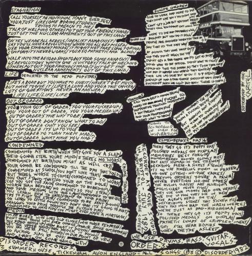 Disorder Perdition EP 12" vinyl single (12 inch record / Maxi-single) UK IKU12PE831909