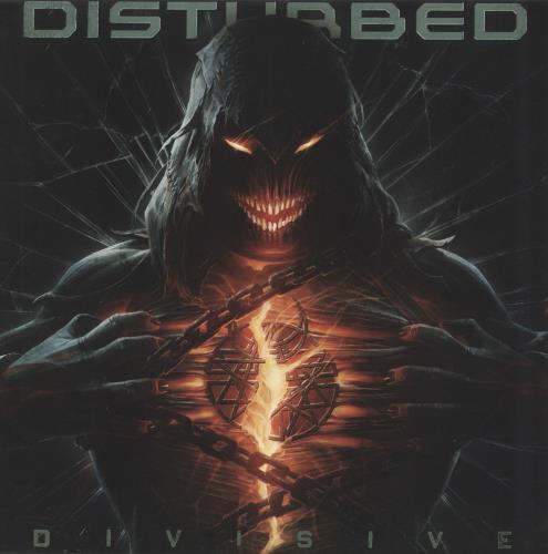 Disturbed Divisive - Silver Vinyl vinyl LP album (LP record) UK DURLPDI808905