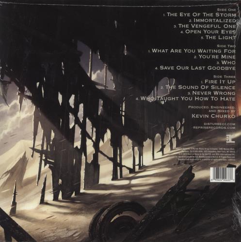 Disturbed Immortalized - Sealed 2-LP vinyl record set (Double LP Album) UK DUR2LIM838024