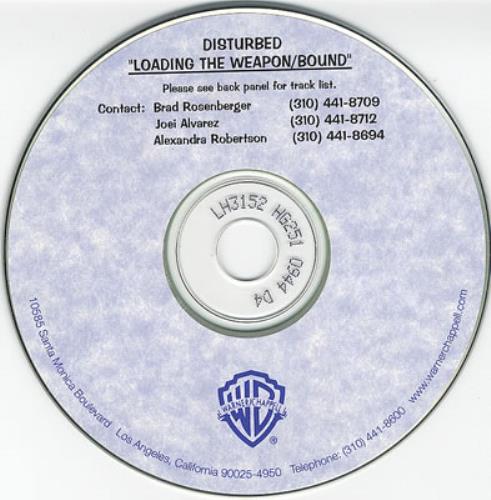 Disturbed Loading The Weapon/Bound CD-R acetate US DURCRLO369754