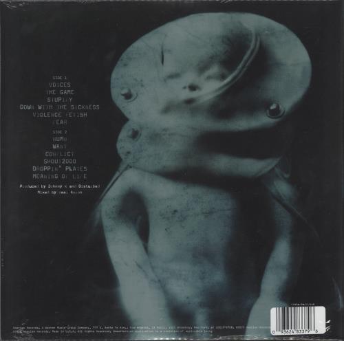 Disturbed The Sickness - Sealed vinyl LP album (LP record) US DURLPTH881144