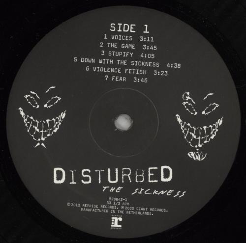 Disturbed The Sickness vinyl LP album (LP record) UK DURLPTH864271