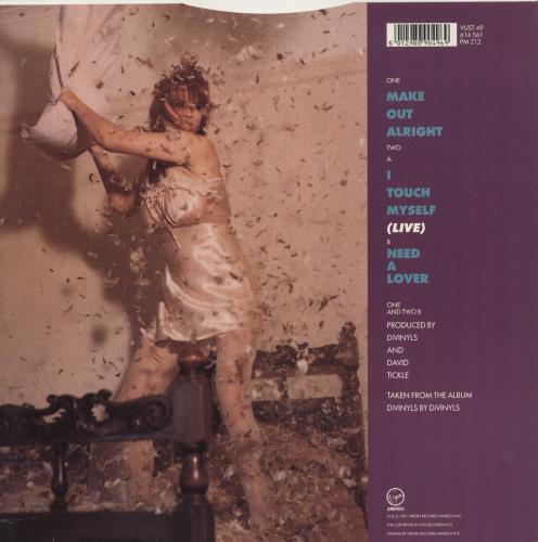 Divinyls Make Out Alright + Poster 12" vinyl single (12 inch record / Maxi-single) UK DIV12MA94150