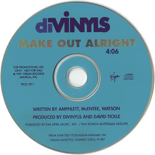 Divinyls Make Out Alright CD single (CD5 / 5") US DIVC5MA36398