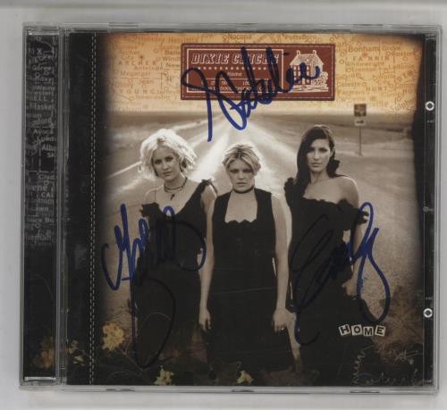Dixie Chicks Home - Autographed CD album (CDLP) UK XIECDHO736045