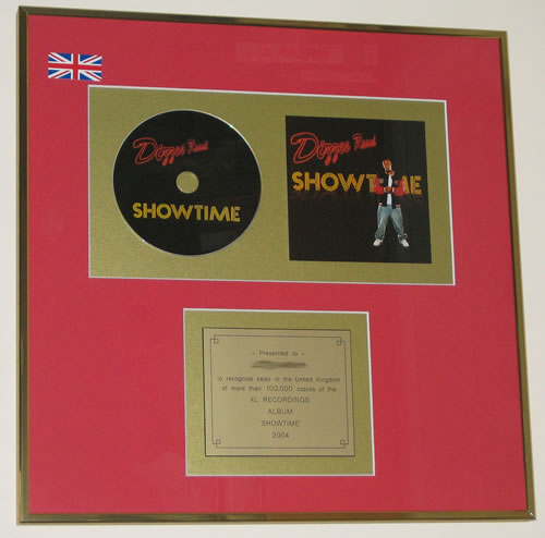 Dizzee Rascal Showtime award disc UK DZRAWSH346043
