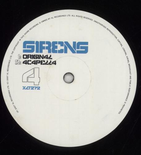 Dizzee Rascal Sirens 12" vinyl single (12 inch record / Maxi-single) UK DZR12SI854847