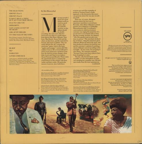 Dizzy Gillespie Diz And Getz 2-LP vinyl record set (Double LP Album) US DB52LDI533749