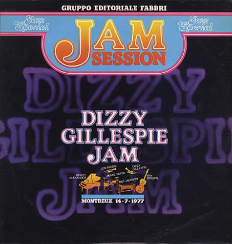 Dizzy Gillespie Dizzy Gillespie Jam vinyl LP album (LP record) Italian DB5LPDI405016
