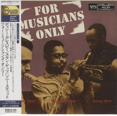 Dizzy Gillespie For Musicians Only CD album (CDLP) Japanese DB5CDFO453181