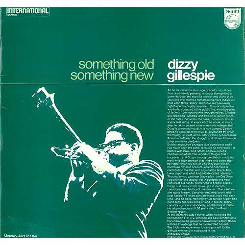 Dizzy Gillespie Something Old Something New vinyl LP album (LP record) UK DB5LPSO411765