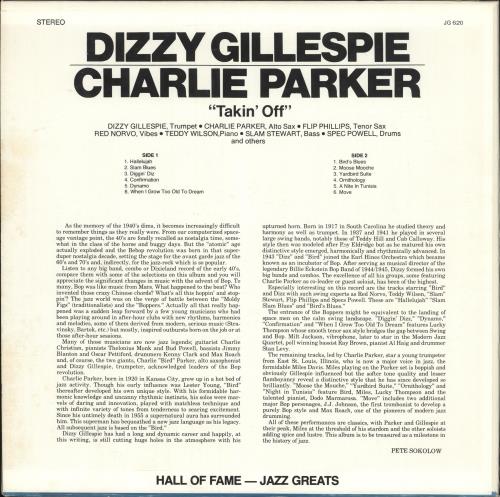 Dizzy Gillespie Takin' Off vinyl LP album (LP record) US DB5LPTA741931