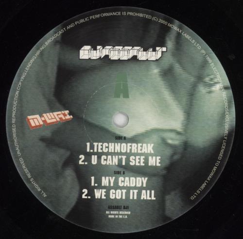 DJ Assault Belle Isle Tech 12" vinyl single (12 inch record / Maxi-single) UK 4YA12BE856258