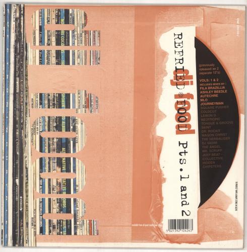 DJ Food Refried Food Pts. 1 and 2 12" vinyl single (12 inch record / Maxi-single) UK D4D12RE732097