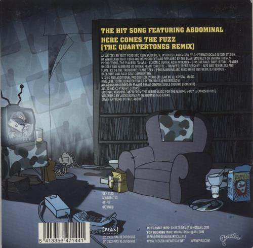 DJ Format The Hit Song 7" vinyl single (7 inch record / 45) UK D-F07TH876466