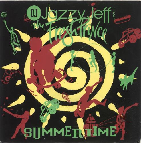 DJ Jazzy Jeff & The Fresh Prince Summertime 7" vinyl single (7 inch record / 45) UK JAZ07SU653154