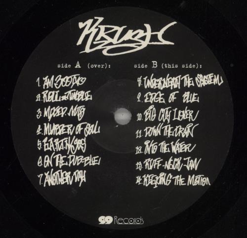 DJ Krush Krush vinyl LP album (LP record) Austrian DKJLPKR877690