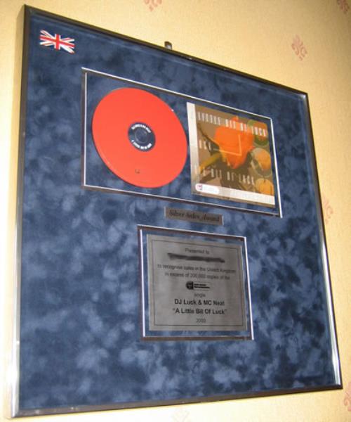 DJ Luck & MC Neat A Little Bit Of Luck award disc UK DJLAWAL345862