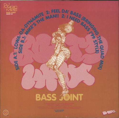 DJ Magic Mike Bass Joint 12" vinyl single (12 inch record / Maxi-single) UK 6NB12BA856615