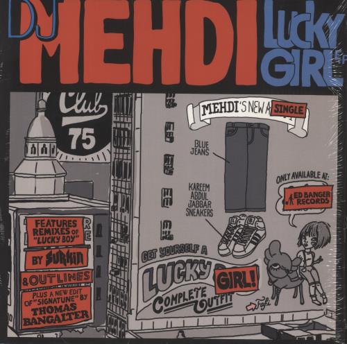 DJ Mehdi Lucky Girl EP 12" vinyl single (12 inch record / Maxi-single) French DX012LU862400