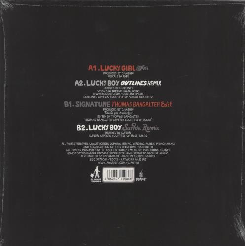 DJ Mehdi Lucky Girl EP 12" vinyl single (12 inch record / Maxi-single) French DX012LU862400