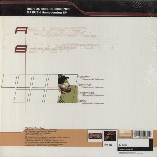 DJ Rush Homecoming EP 12" vinyl single (12 inch record / Maxi-single) US 8P512HO856046
