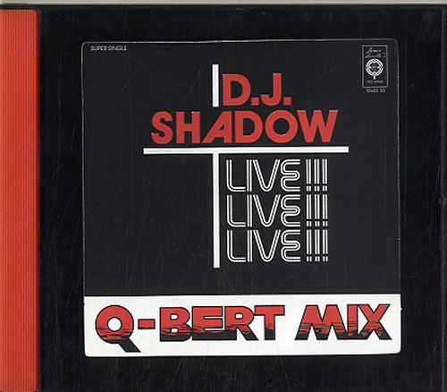 DJ Shadow Camel Bobsled Race Live Mix CD single (CD5 / 5") UK D.SC5CA177109