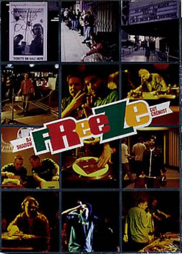 DJ Shadow Freeze DVD European D.SDDFR352899