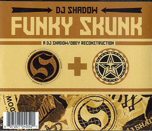 DJ Shadow Funky Skunk CD album (CDLP) US D.SCDFU339911