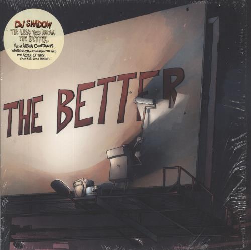 DJ Shadow The Less You Know, The Better 2-LP vinyl record set (Double LP Album) UK D.S2LTH660018