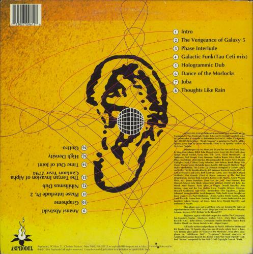 DJ Spooky Songs Of A Dead Dreamer 2-LP vinyl record set (Double LP Album) US DJY2LSO790653