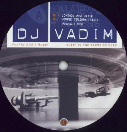 DJ Vadim Nonlateral Hypothesis 12" vinyl single (12 inch record / Maxi-single) UK 61A12NO853041