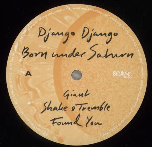 Django Django Born Under Saturn + CD 2-LP vinyl record set (Double LP Album) UK E2K2LBO798660