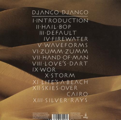 Django Django Django Django + Bonus CD 2-LP vinyl record set (Double LP Album) UK E2K2LDJ744700