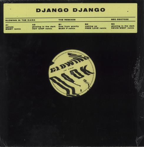 Django Django Glowing in the Dark - The Remixes - RSD21 12" vinyl single (12 inch record / Maxi-single) UK E2K12GL879455
