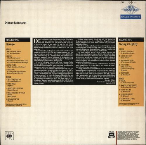 Django Reinhardt Django - Swing It Lightly 2-LP vinyl record set (Double LP Album) UK DR12LDJ707601