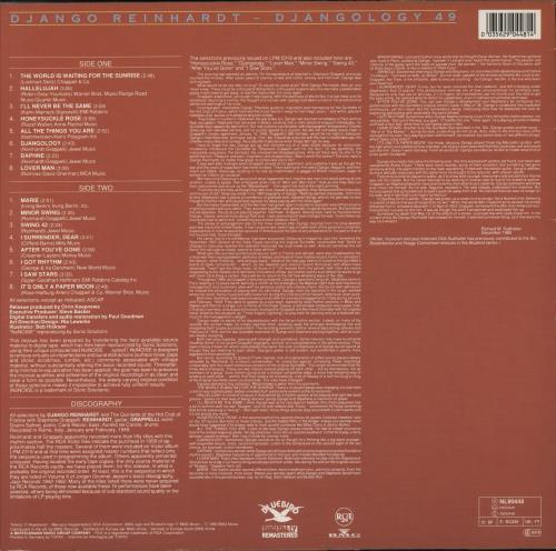 Django Reinhardt Djangology 49 vinyl LP album (LP record) German DR1LPDJ880154