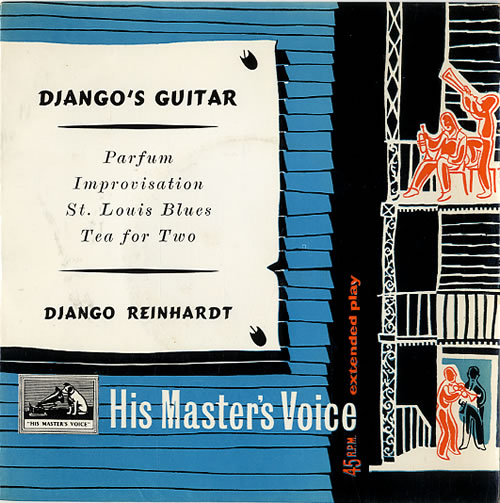 Django Reinhardt Django's Guitar 7" vinyl single (7 inch record / 45) UK DR107DJ612704