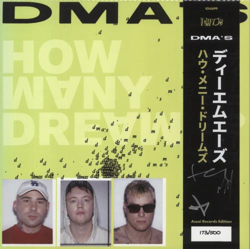 DMA's How Many Dreams? - Neon Yellow Vinyl - Assai Records Autographed vinyl LP album (LP record) UK I2DLPHO872967