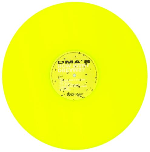 DMA's How Many Dreams? - Neon Yellow Vinyl - Assai Records Autographed vinyl LP album (LP record) UK I2DLPHO872967