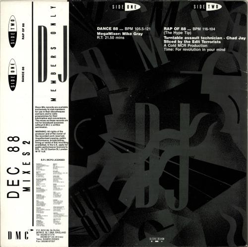 DMC December 88 Mixes 2 12" vinyl single (12 inch record / Maxi-single) UK DZ-12DE704967